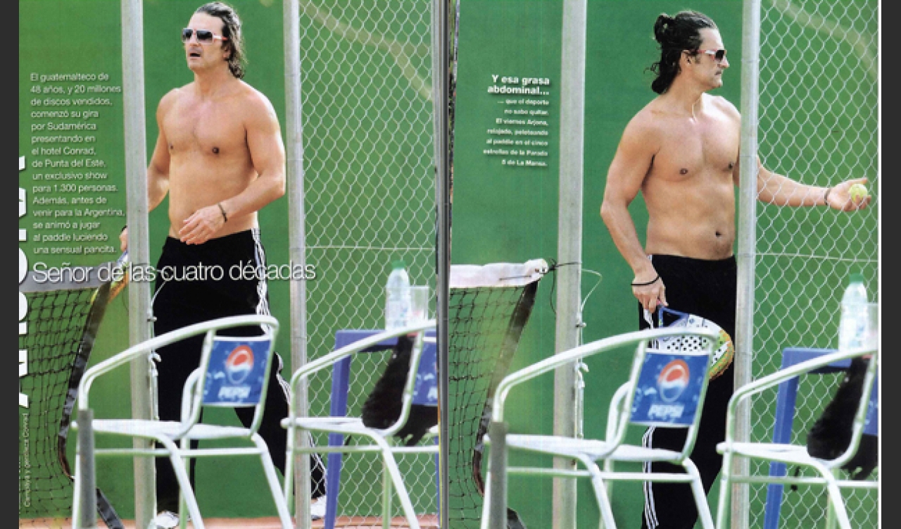 Como el vino! Ricardo Arjona luce su torso desnudo el día de su cumpleaños  — Pudahuel