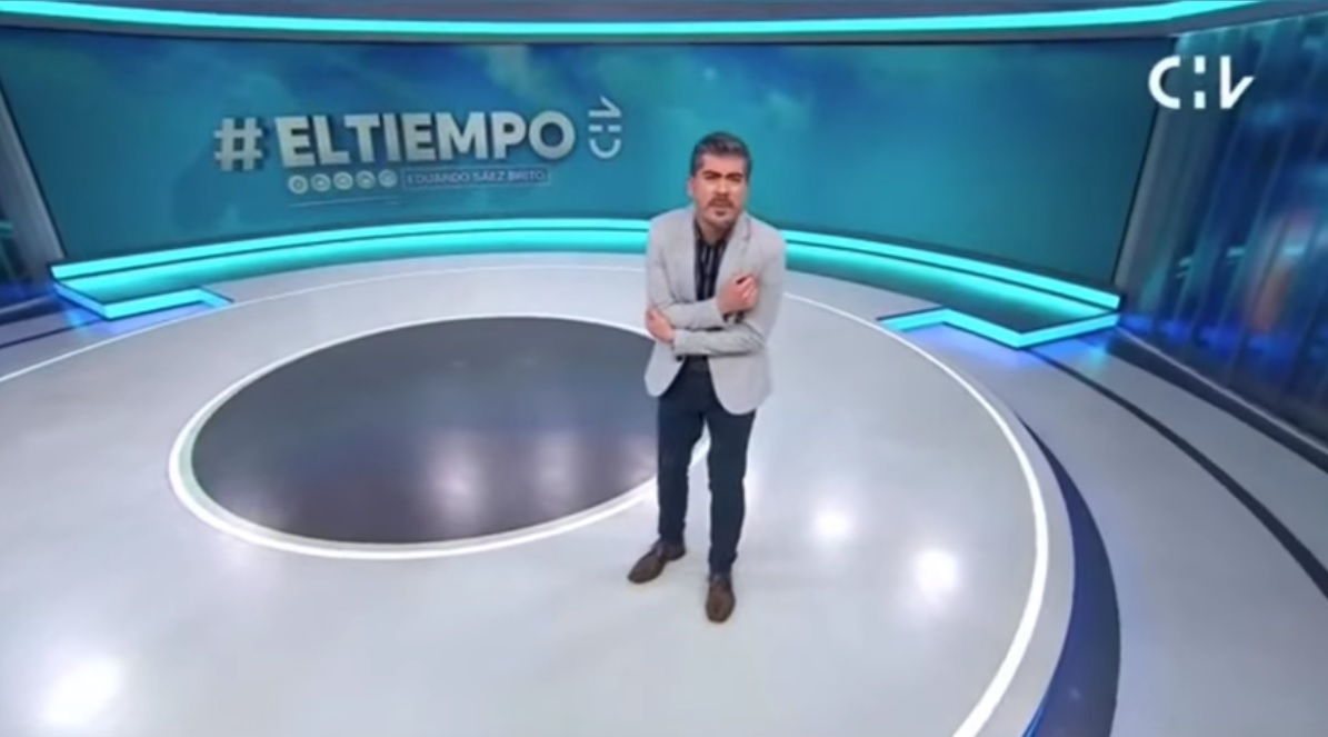 Conductor De El Tiempo En Chilevision Comenzo Su Informe Imitando A Catalina Pulido
