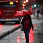 Lluvia en Santiago