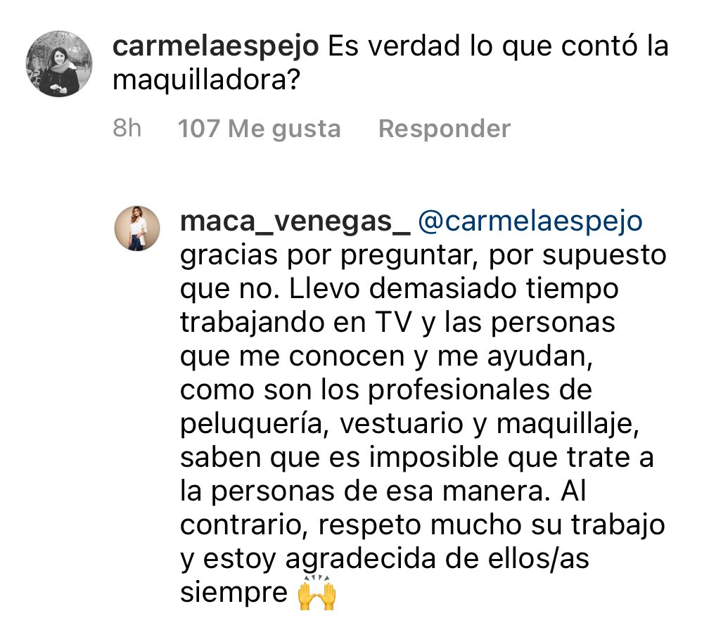 Respuesta, Macarena