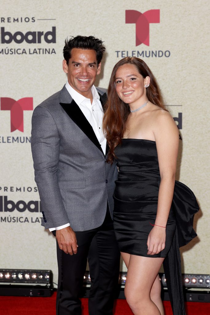 Cristián de la Fuente y su hija 