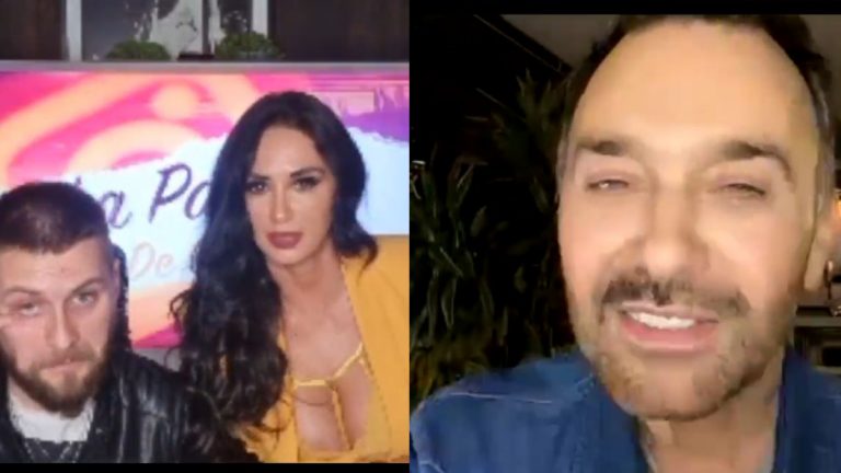 Jordi Castell Y Pamela Díaz Con Jean Philippe