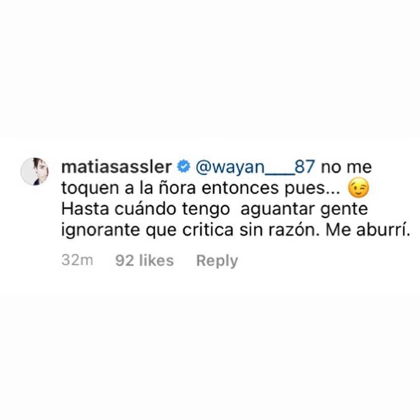 Matias Assler Comentarios 2