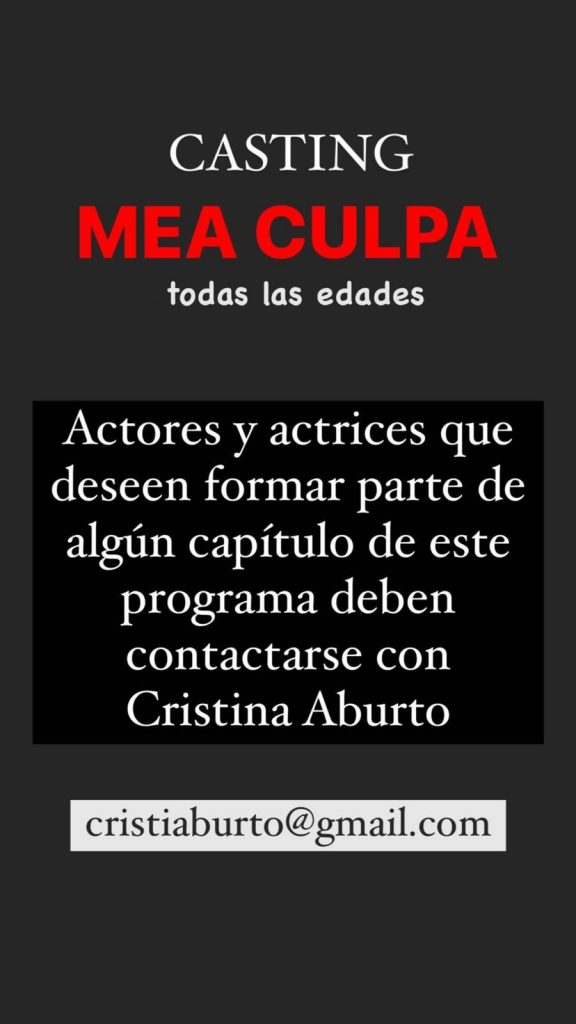 Casting-Mea Culpa