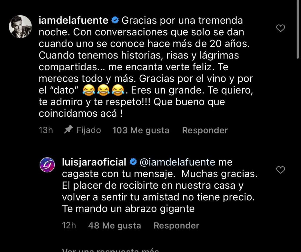 Cristián de la Fuente responde a Lucho Jara