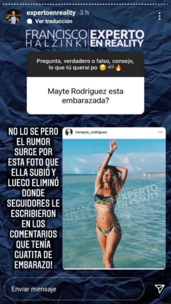 Mayte Rodriguez Embarazada 