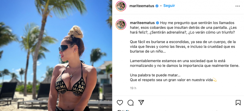Marité Matus Instagram