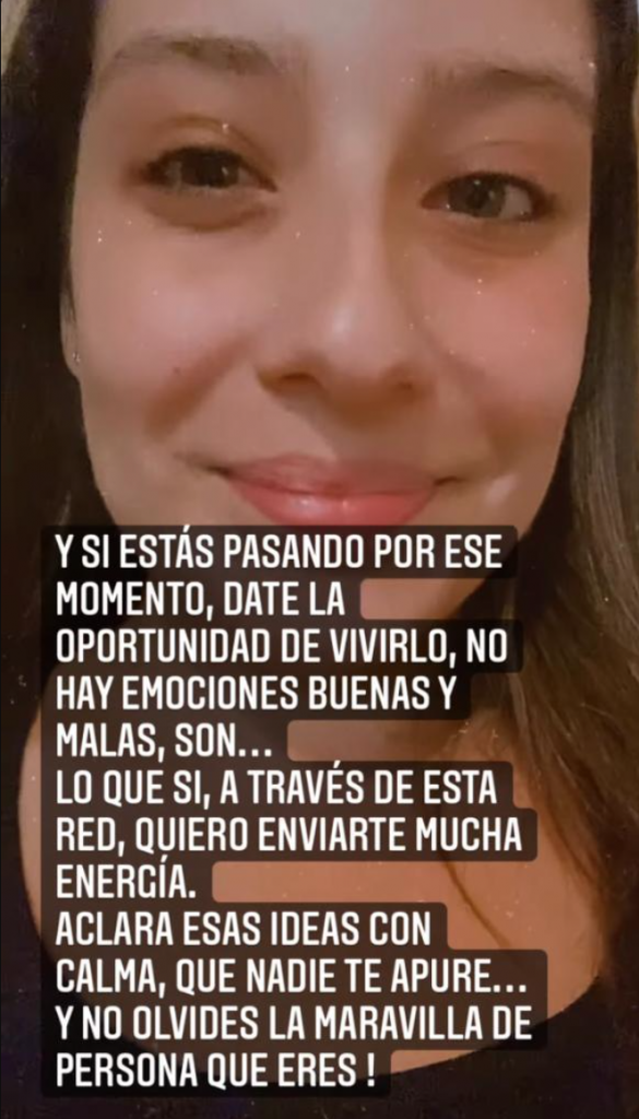 María José Quintanilla reflexión