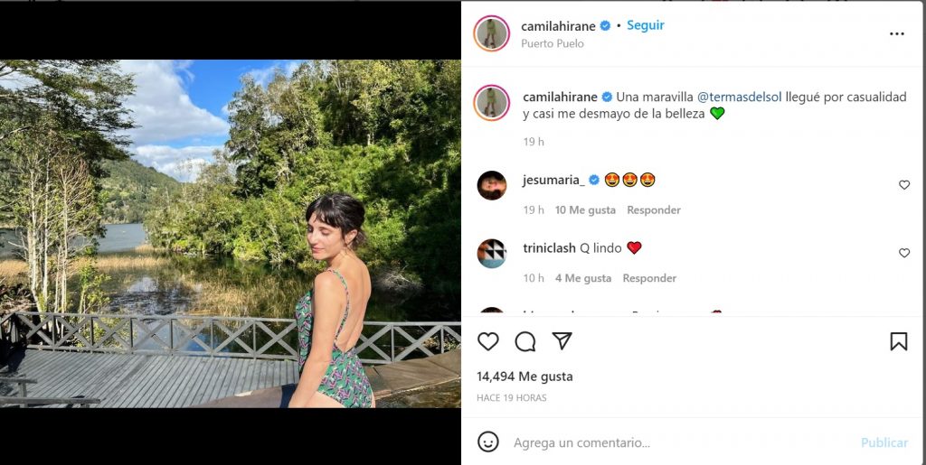 Camila Hirane Se Llenó De Elogios