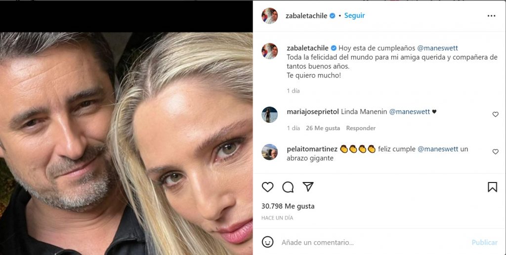 El Emotivo Mensaje De Jorge Zabaleta A Mane Sweet