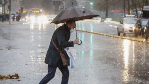 Lluvias en Santiago