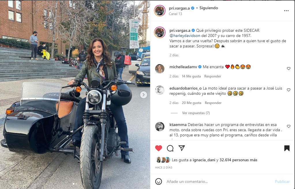 Priscilla Vargas Moto Harley