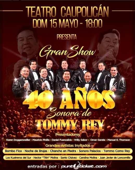 Tommy Rey Concierto Show 40 Años