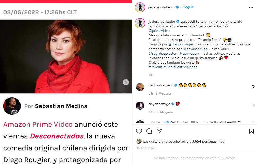 Javiera Contador Importante Noticia