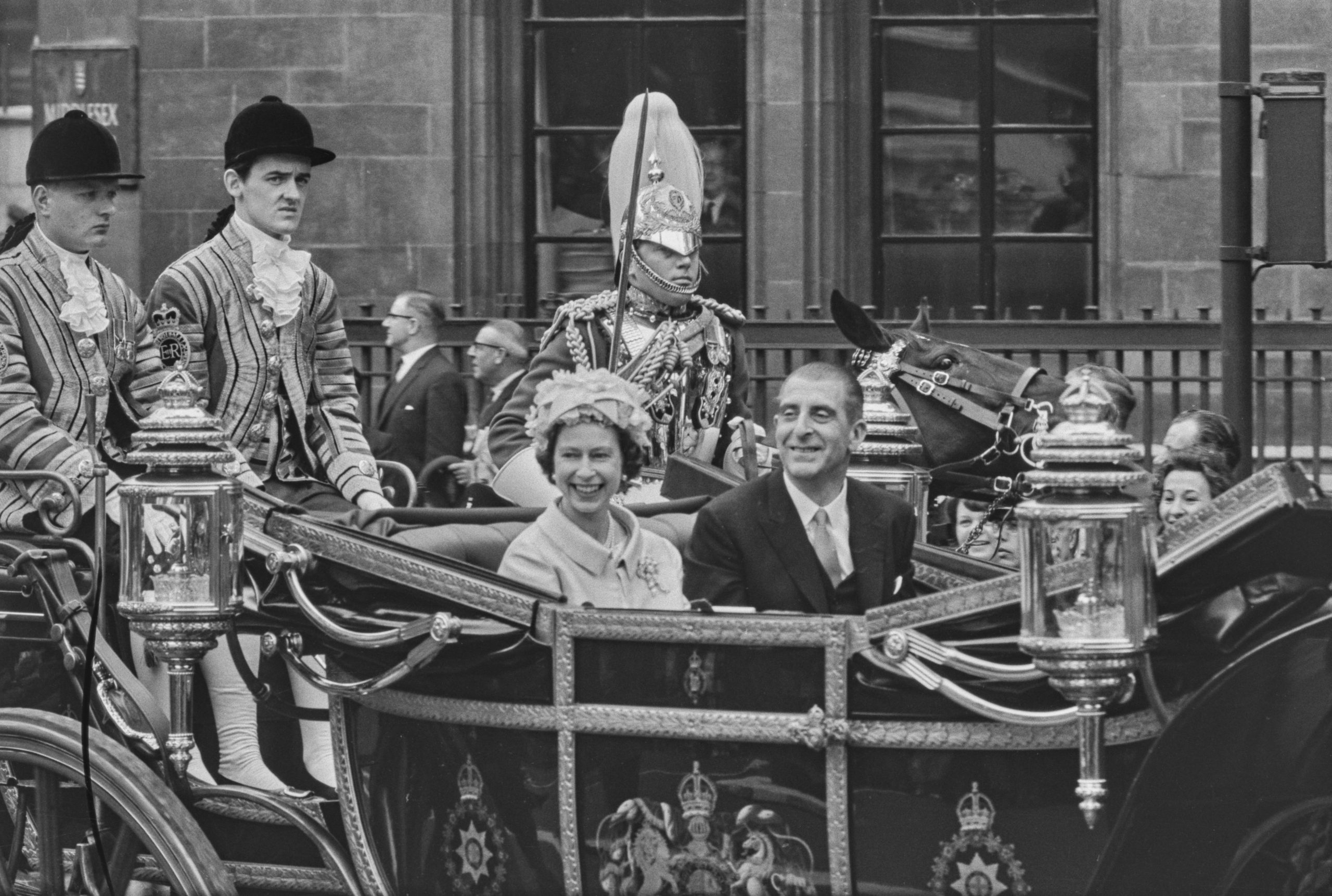 Reina Isabel y Eduardo Frei visita a Chile 