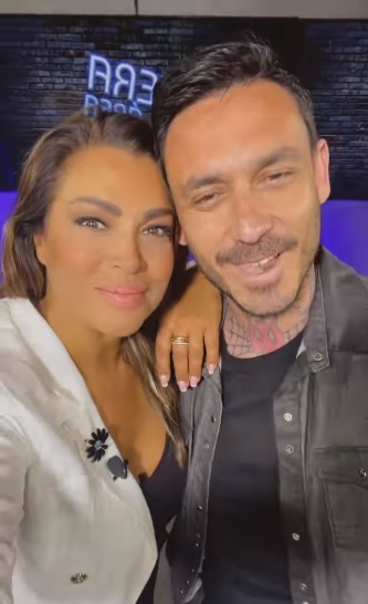 Marlen Olivari Junto A Mauricio Pinilla