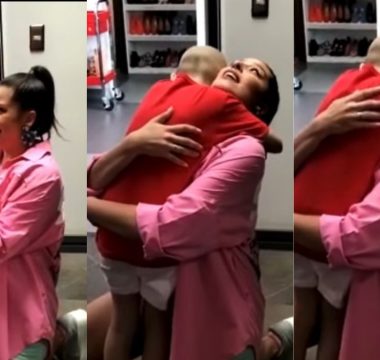 Coté Quintanilla Tierno Gesto Con Niña Que Lucha Contra El Cáncer