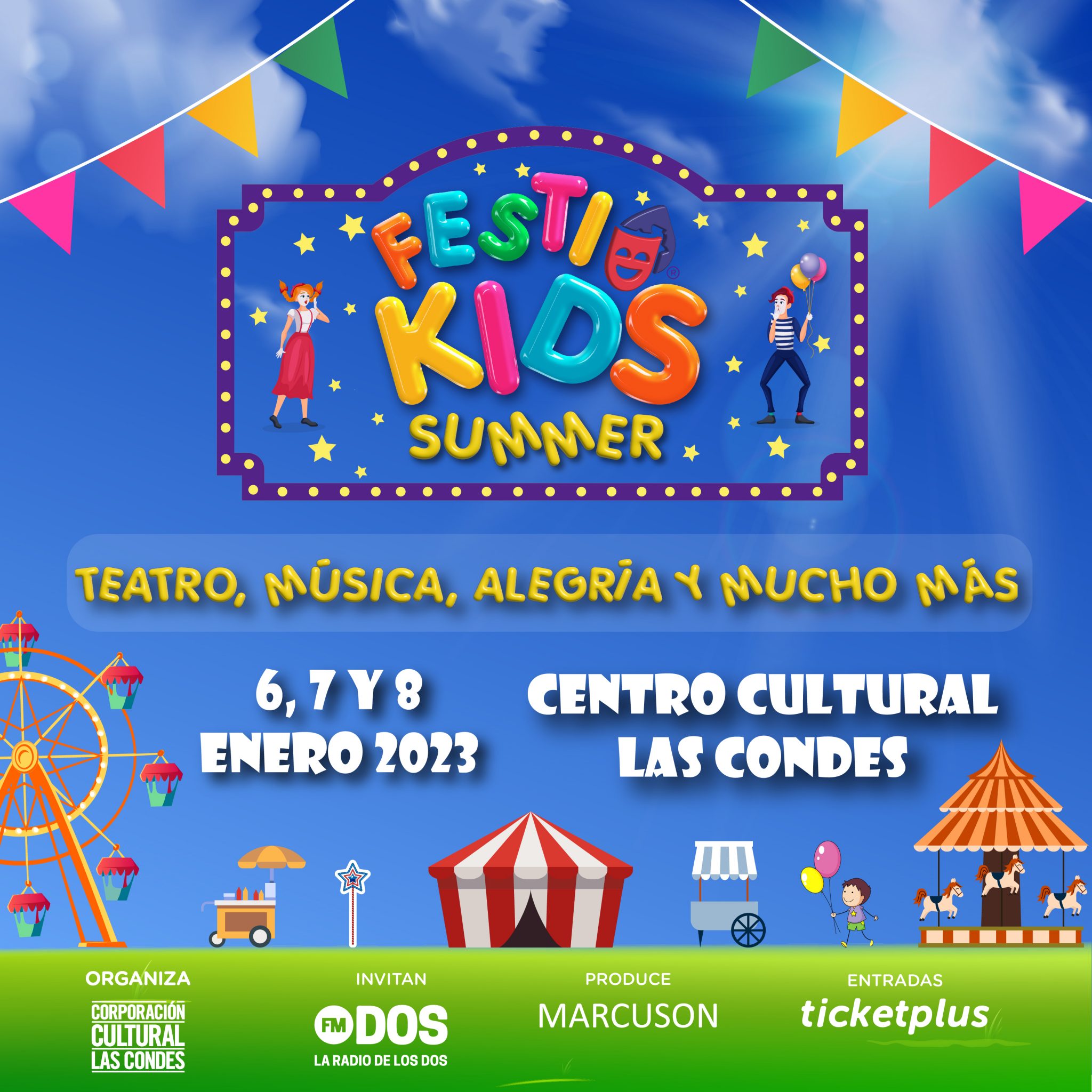 Festikids Summer 2023 ¿Cuándo es y dónde comprar las entradas? — Pudahuel