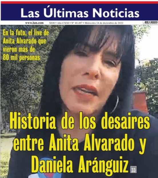 Anita Alvarado Foto En LUN Daniela Aránguiz