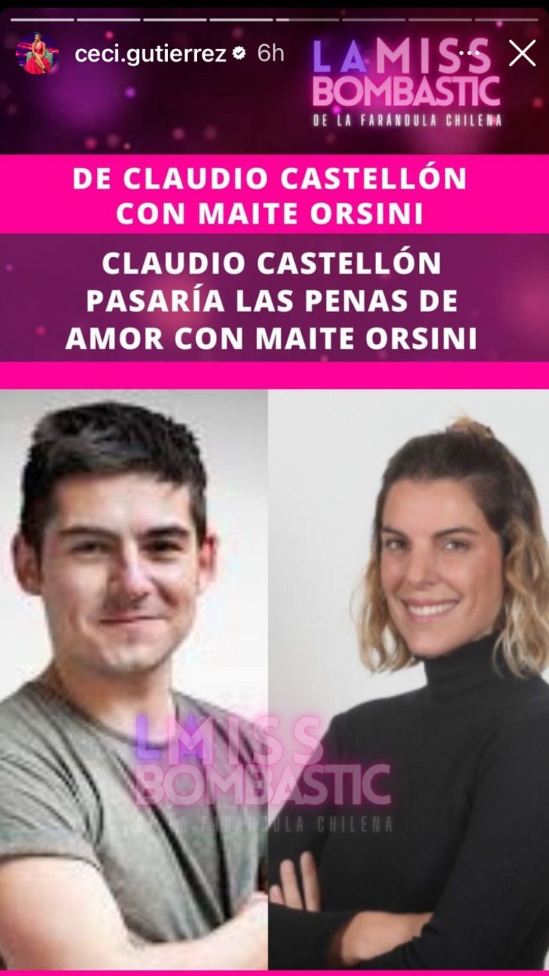 Cecilia Gutiérrez Claudio Castellon Maite Orsini