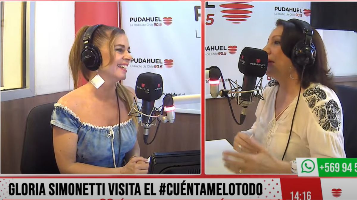 Entrevista A Gloria Simonetti En Radio Pudahuel (1)