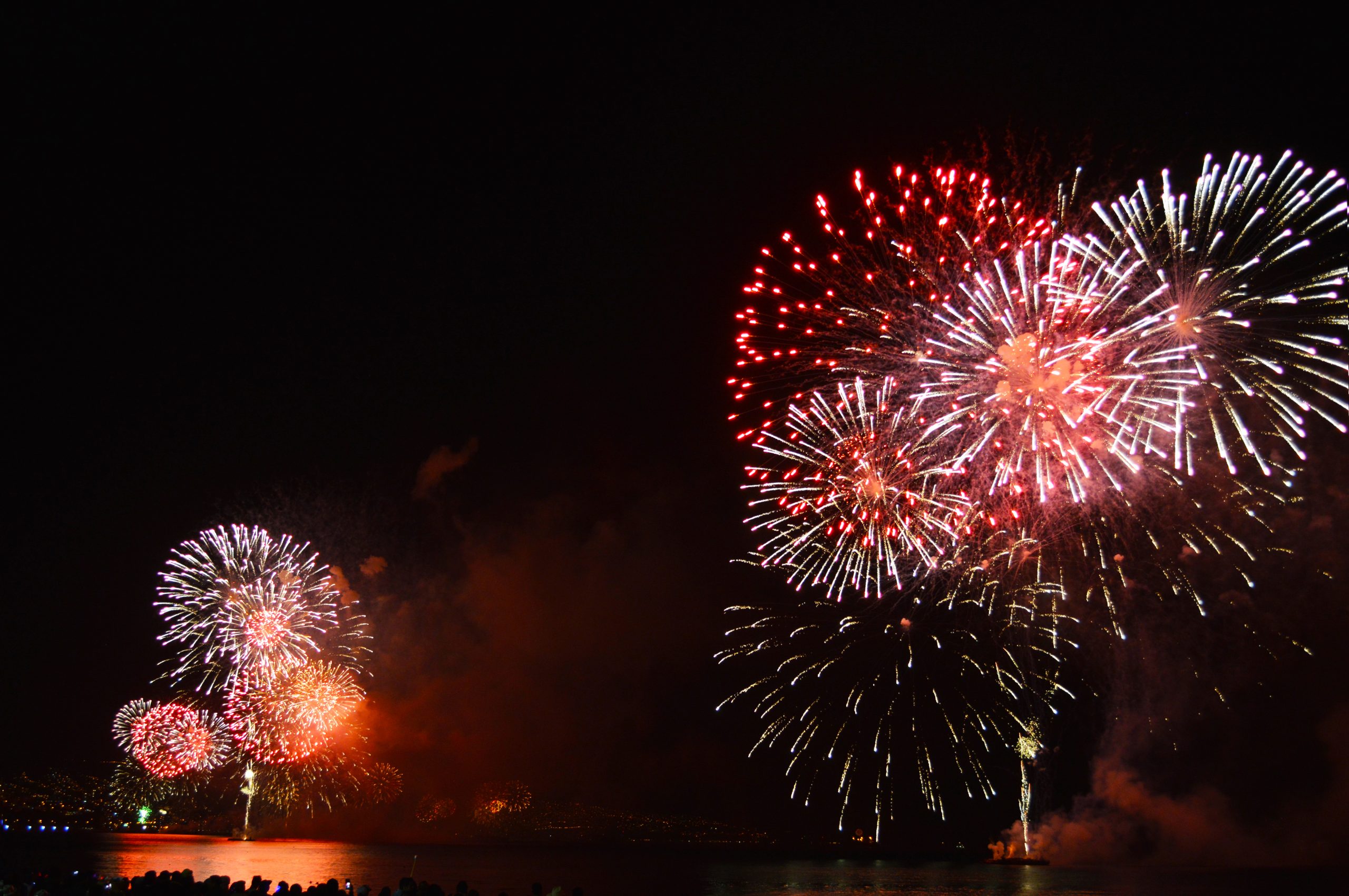 Fireworks In Valparaiso Chile