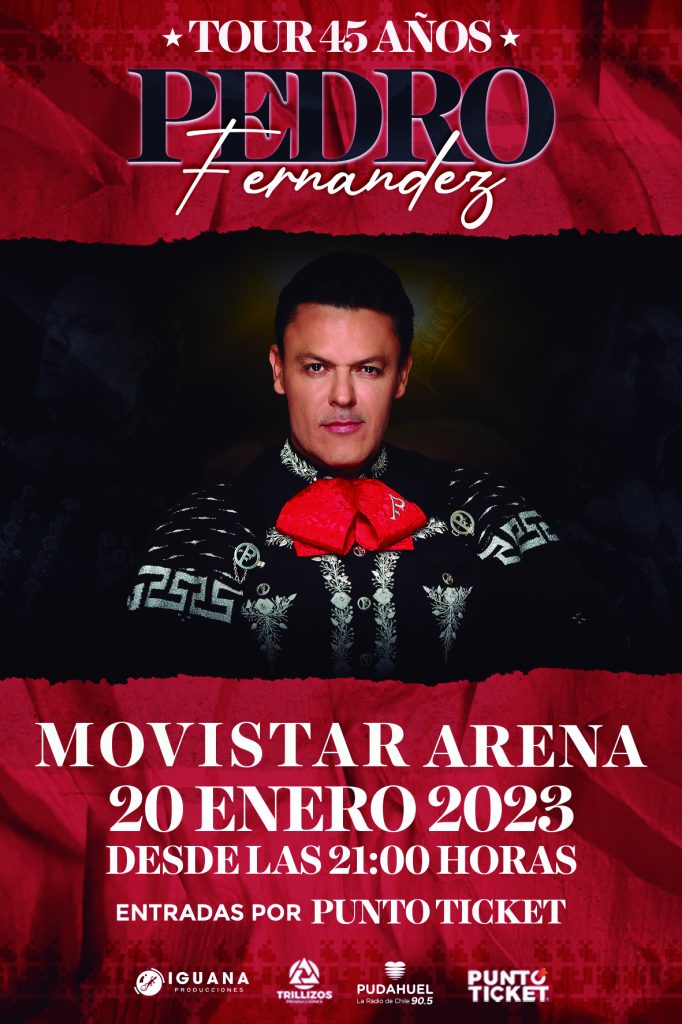 Pedro Fernández regresa a Chile con dos conciertos fecha, lugar y