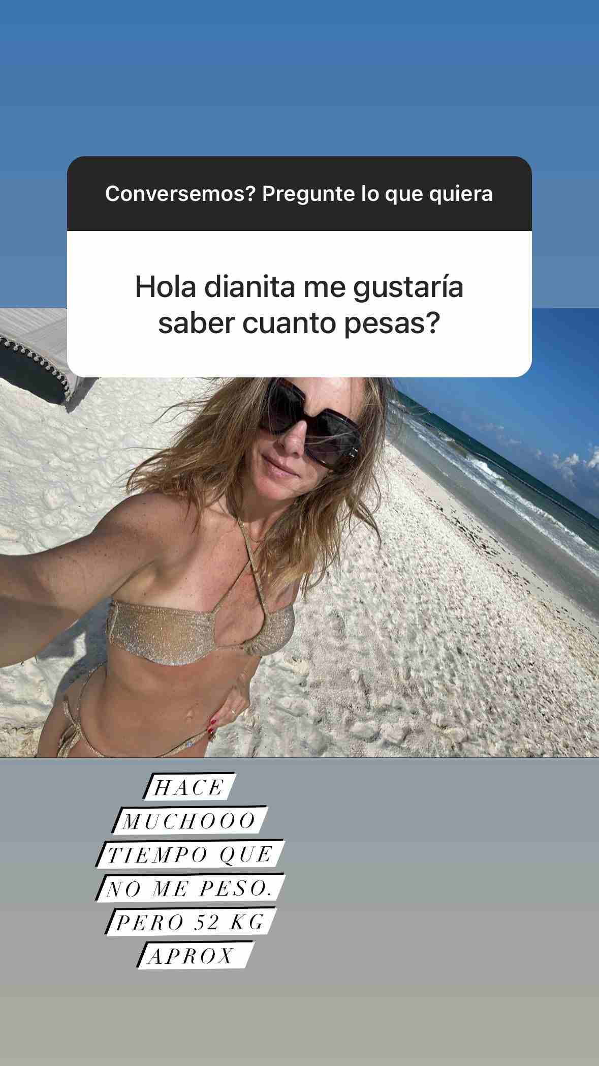 Diana Bolocco Cuanto Pesa