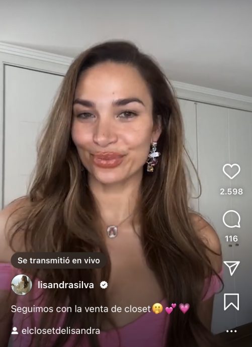 Lisandra Silva Live De Instagram