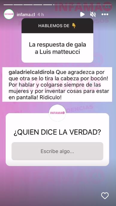 Respuesta De Gala A Luis Mateucci