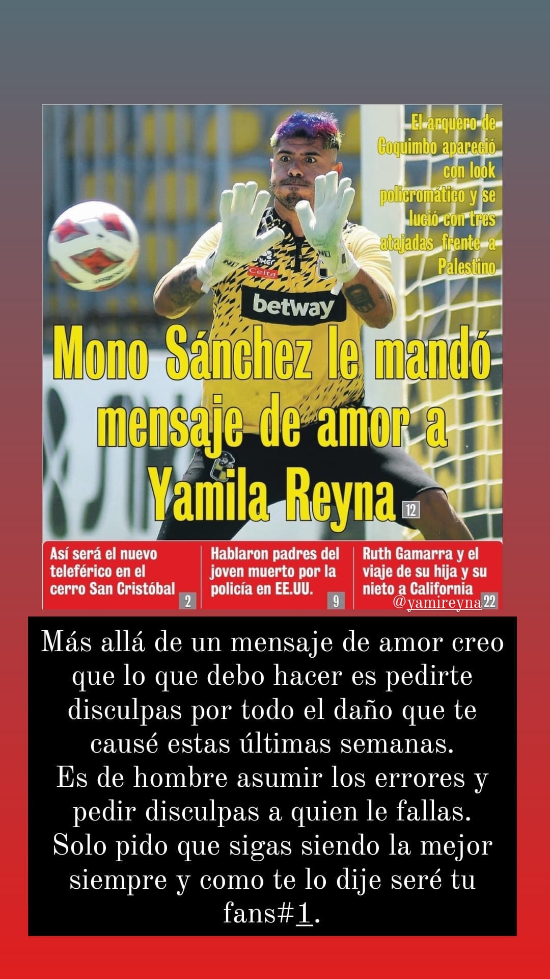 Yamila Reyna Diego Mono Sánchez