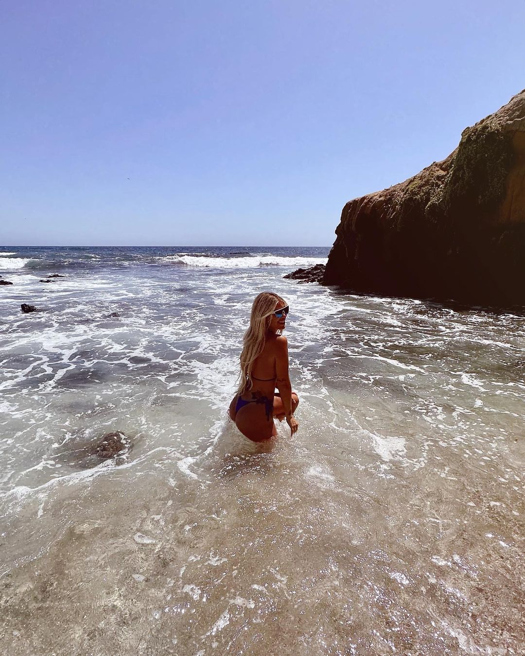 Coté López En Bikini Desde La Playita