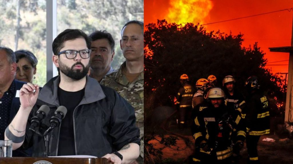 Gabriel Boric Se Suma A Los Incendios Forestales