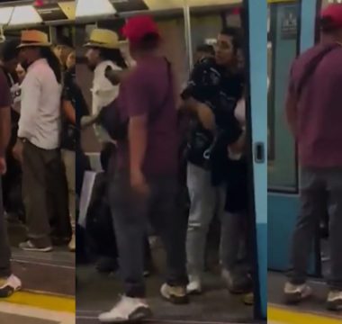 Sujeto Amenaza A Pasajeros Del Metro De Santiago (1)