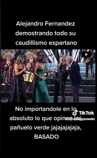 Video Rubia Soares Alejandro Fernández