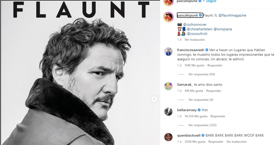 Pedro Pascal Foto Mensaje De Pancho Saavesdra