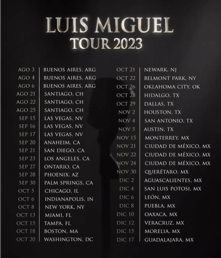 Luis Miguel Tour 2023