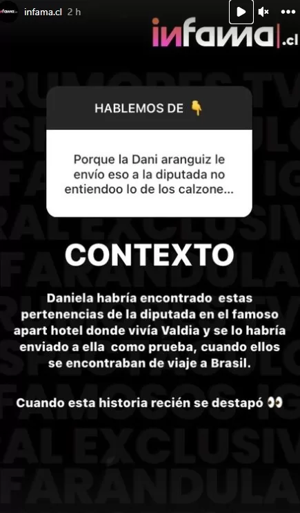 Infama Daniela Aránguiz Calzones Maite Orsini