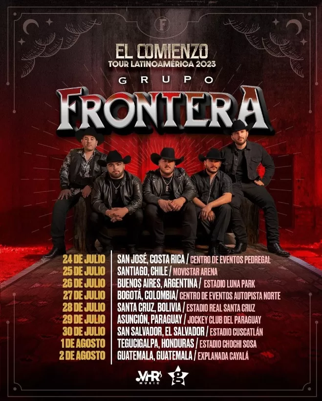 Grupo Frontera Tour Chile