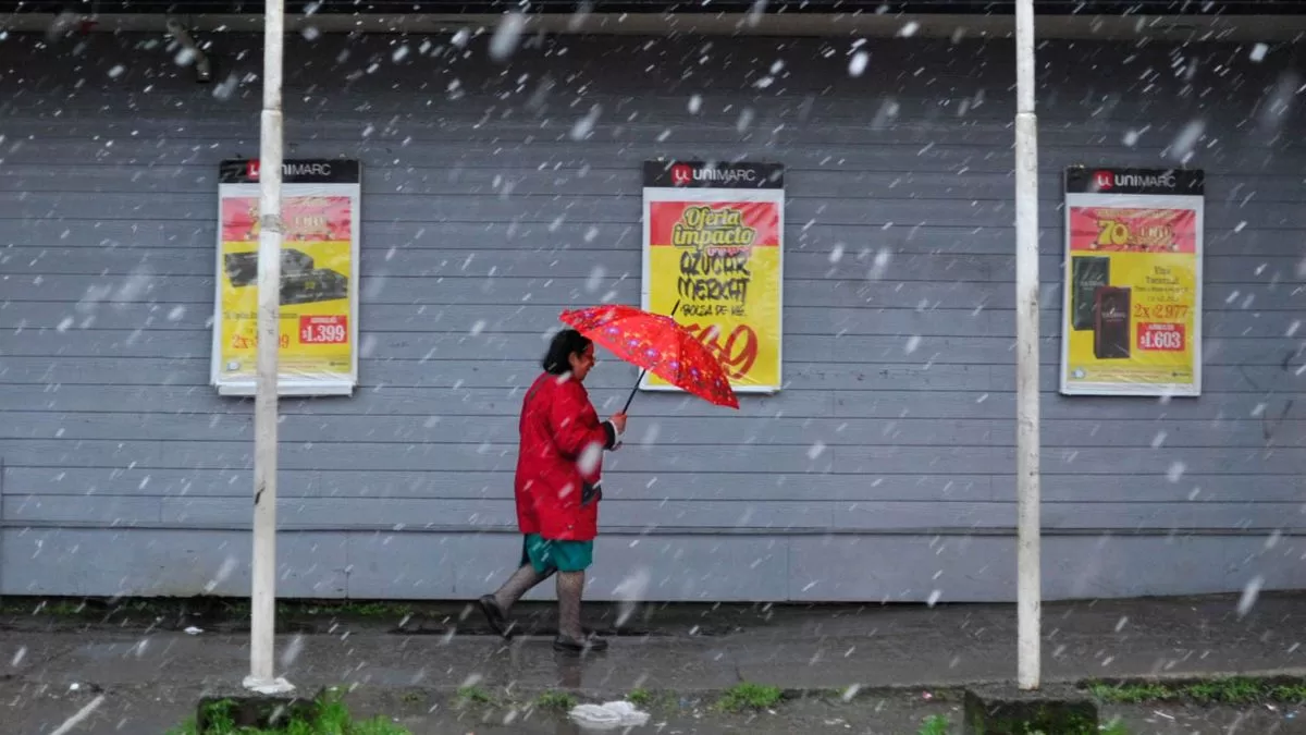 Lluvia Y Nieve En Santiago (2)