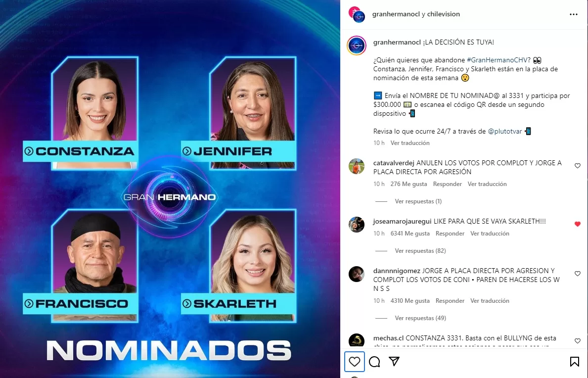 Gran Hermano Chile Nominados Caleta