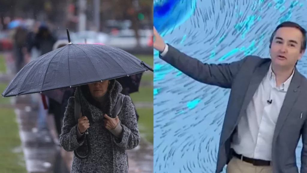 Lluvias en Santiago