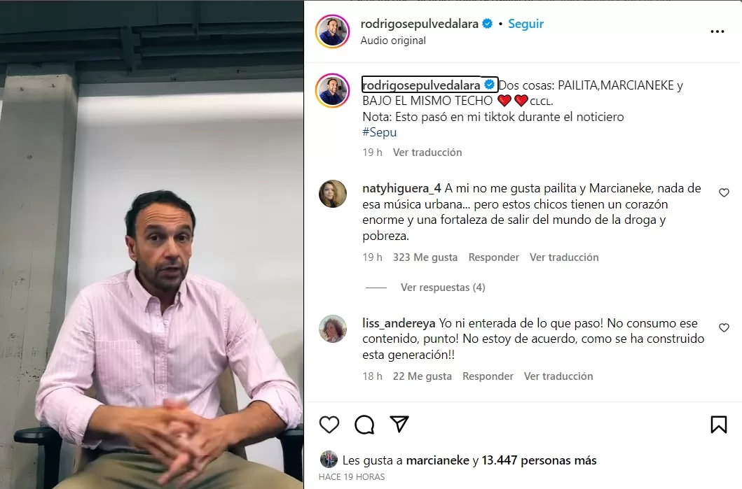 Rodrigo Sepúlveda Apoyo A Pailita Y Marcianeke