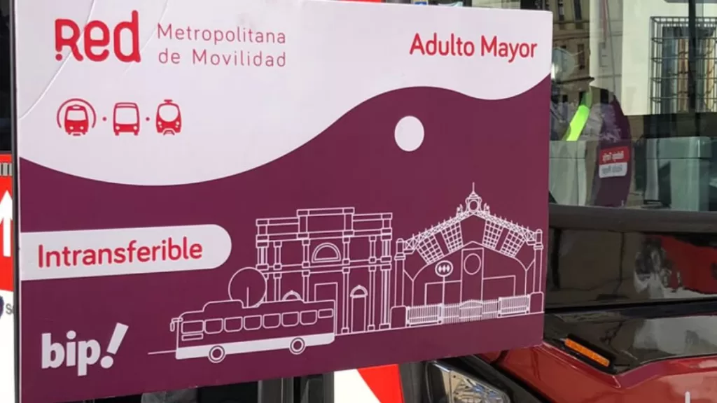 Tarjeta Bip! Adulto Mayor