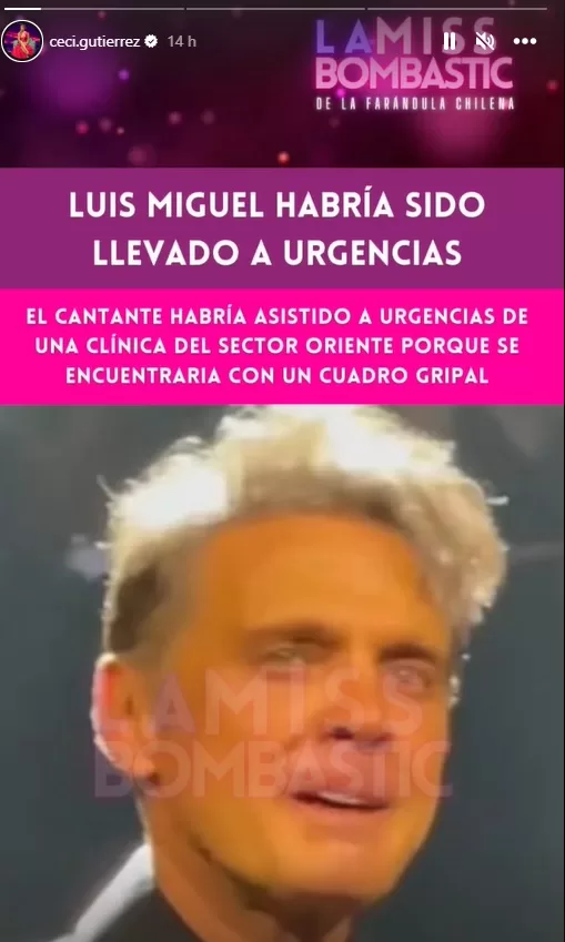 Luis Miguel En Chile Salud