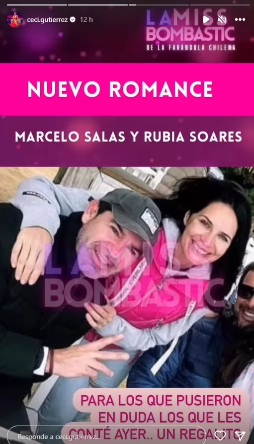 Marcelo Salas Y Rubia Soares Romance Confirmado
