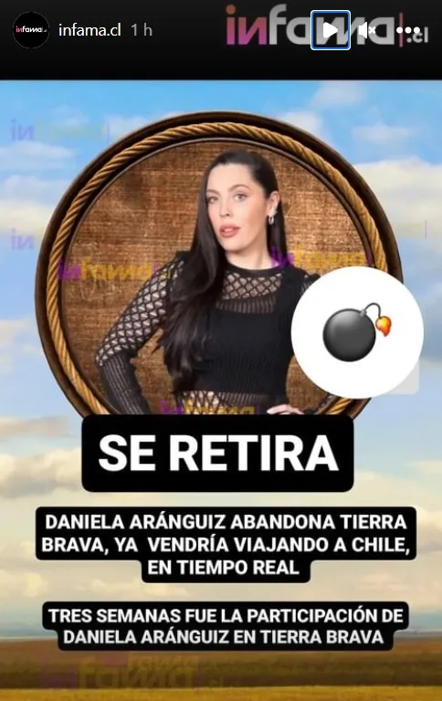 Daniela Aránguiz Reality Renuncia