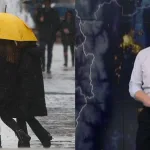 Ola Polar Y Lluvia En Santiago