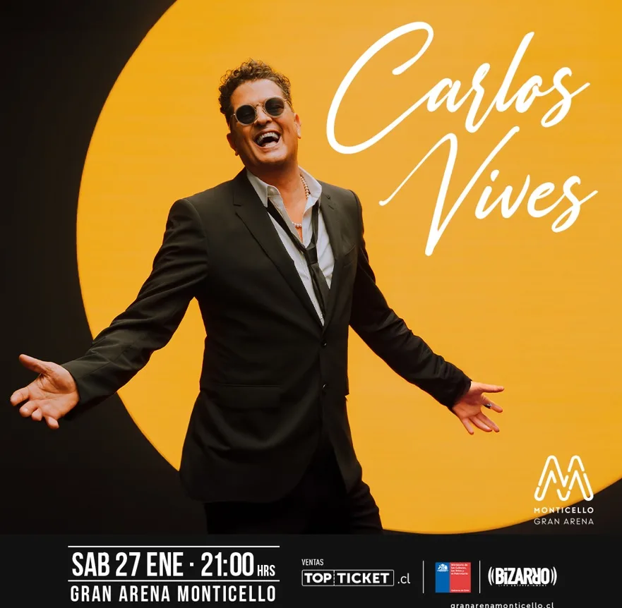 Carlos Vives Gran Arena Monticello