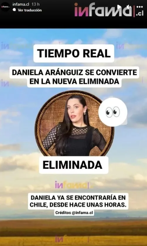 Daniela Aránguiz Eliminada